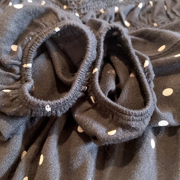 Urban Outfitters Polka Dot Black & White Midriff Top Size Small - Picture 13 of 13